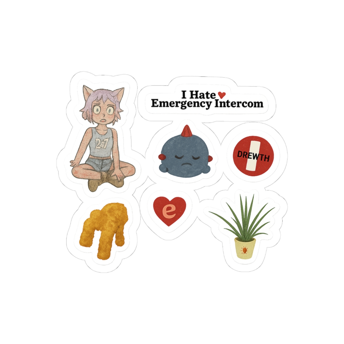 Emergency Intercom Sticker Pack