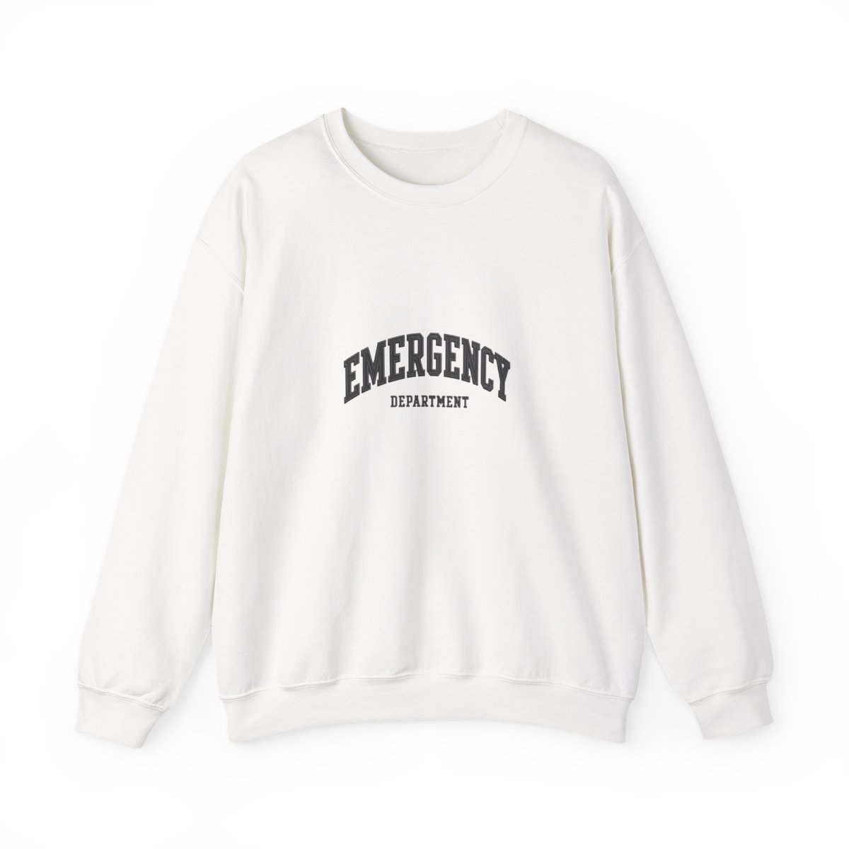 Emergency Department Embroidered Crewneck Sweatshirt