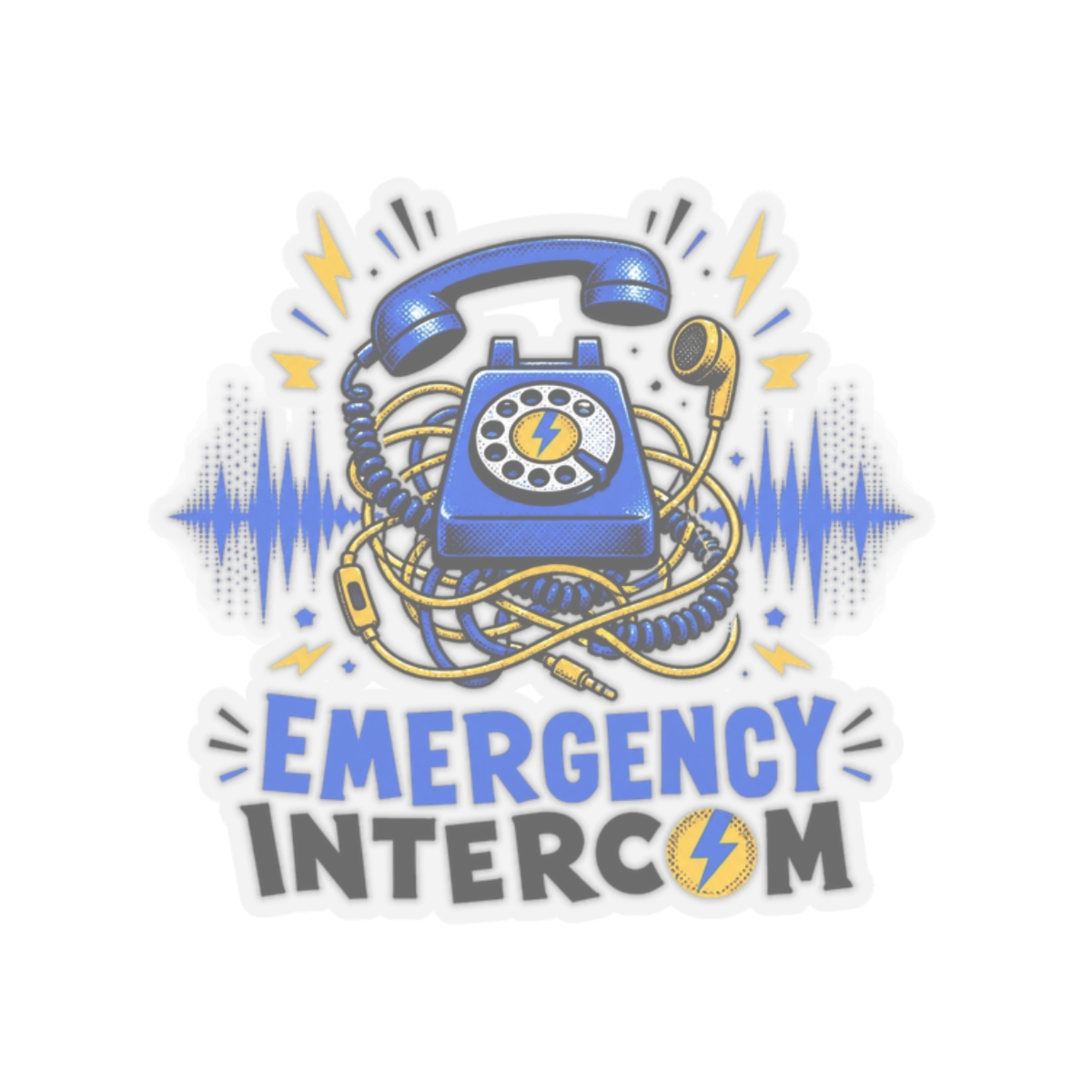 Emergency Intercom "Emergency Intercom" Sticker