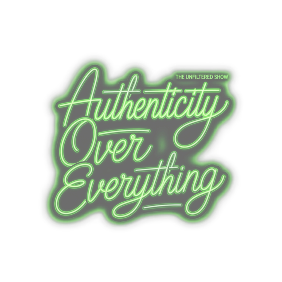 Emergency Intercom "Authenticity Over Everything" Sticker